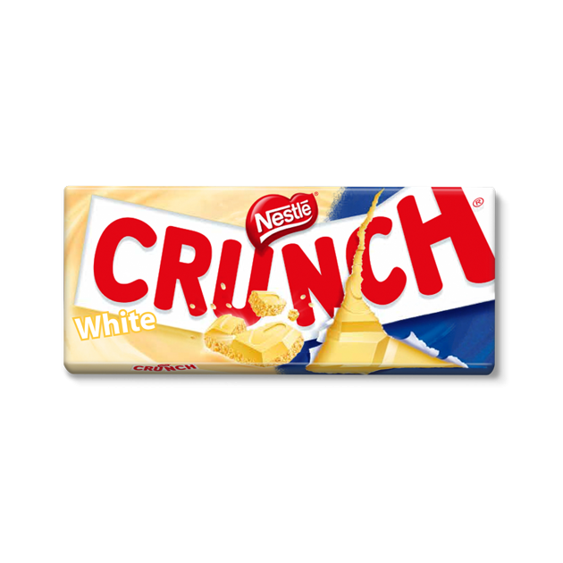 Crunch Tablete Chocolate Branco 100g 