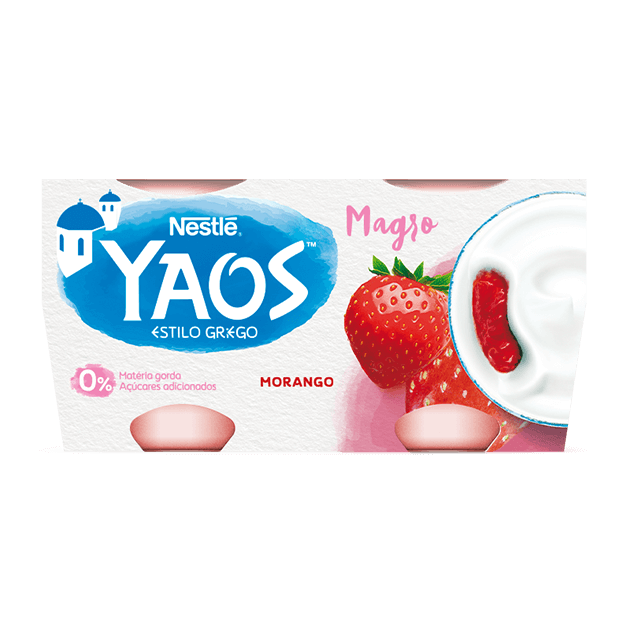 Nestlé Yaos Magro Morango (4x110g)