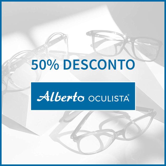 50% desconto Alberto Oculista - Óculos Graduados