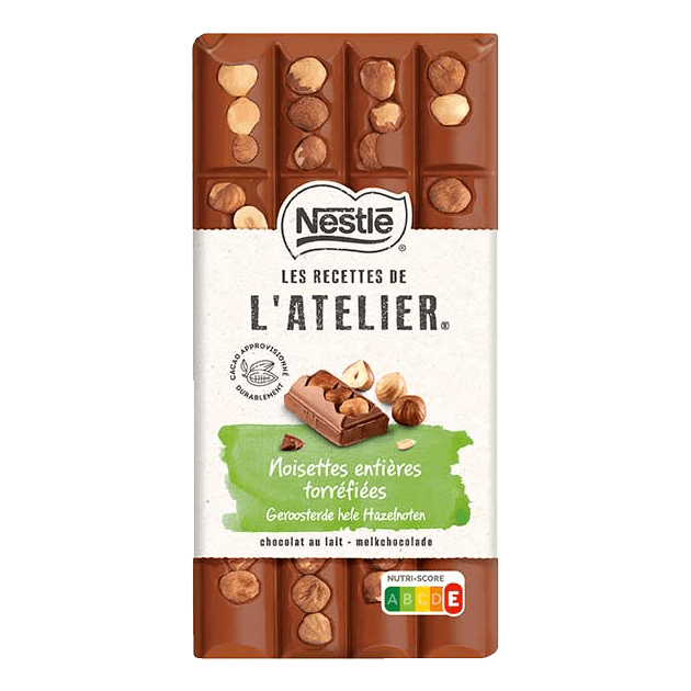NESTLÉ Les Recettes de l’Atelier Chocolate de Leite com Avelãs