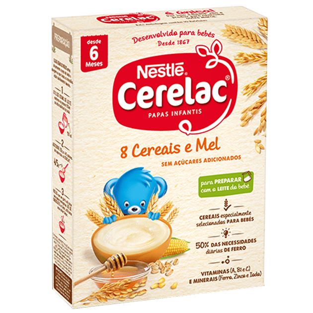 CERELAC 8 Cereais Mel