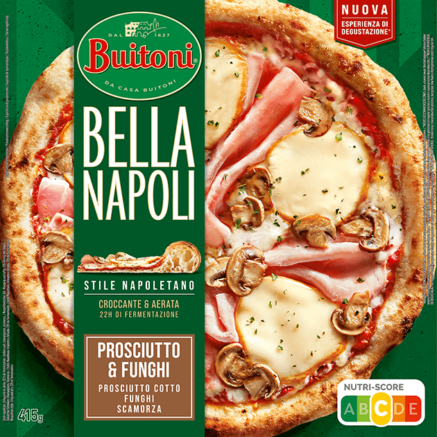 BUITONI Bella Napoli Pizza Fiambre E Cogumelos | NESTLÉ