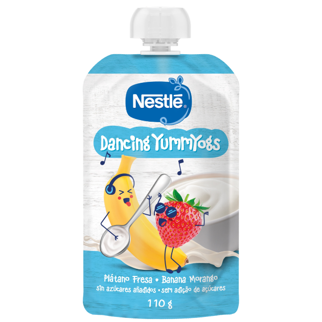 Pacotinho NESTLÉ Dancing YummYogs Banana Morango