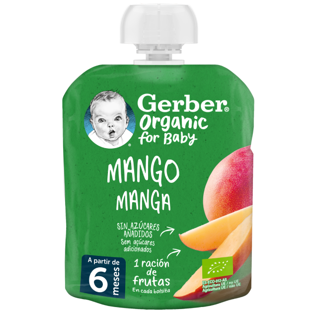 Fruta para Bebé GERBER Organic Manga