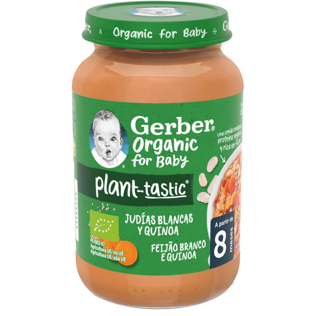 Refeição para Bebé GERBER Organic Feijão Branco e Quinoa