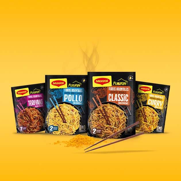 Prepara a tua refeição em 5 minutos com os noodles MAGGI