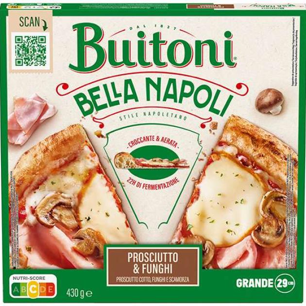 BUITONI Bella Napoli Pizza Fiambre e Cogumelos