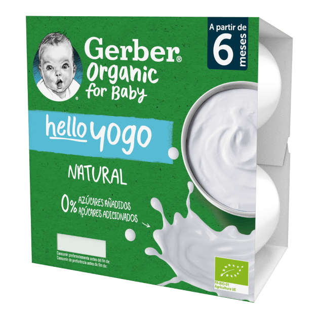Alimento Lácteo para bebé GERBER Bio Natural