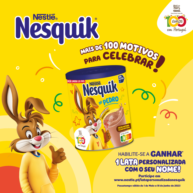 PASSATEMPO A MINHA LATA PERSONALIZADA NESQUIK