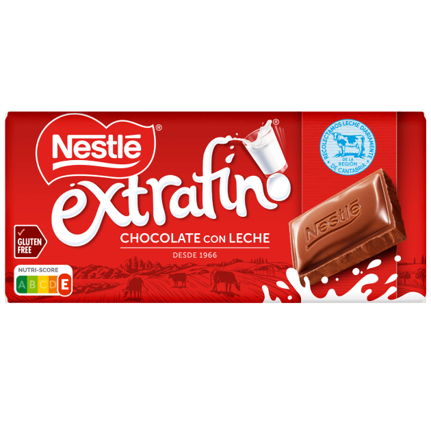 Tablete Nestlé Extrafino Chocolate de Leite 125g