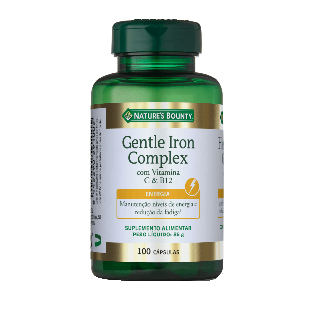 Gentle Iron Complex com Vitamina C & B12