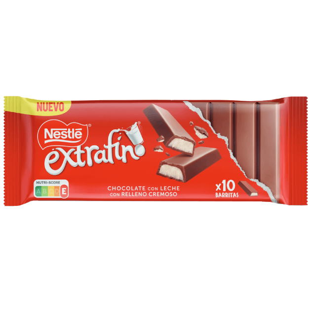 Tablete Nestlé Extrafino com recheio cremoso 100g