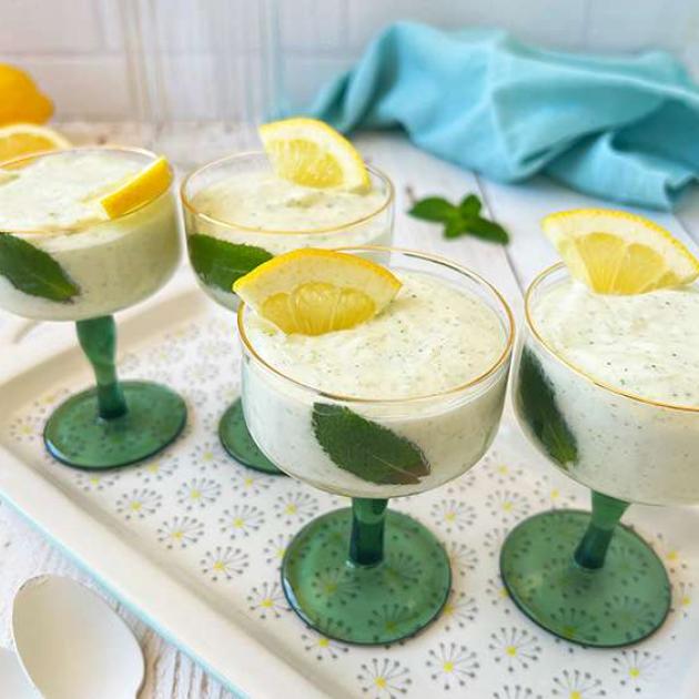 copinhos mascarpone limao e menta