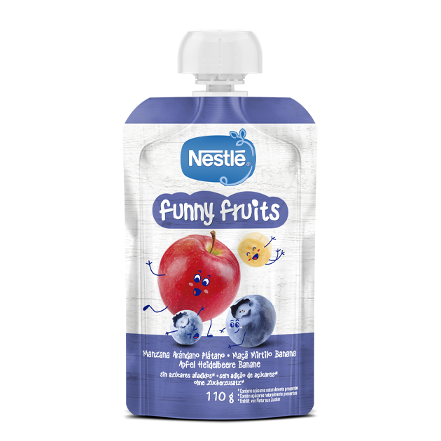 Saqueta de Fruta NESTLÉ Funny Fruits 110g