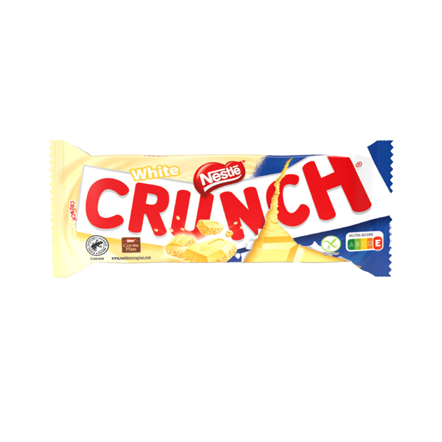 Crunch Tablete Chocolate Branco 100g 