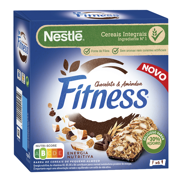 Fitness chocolate e amendoa