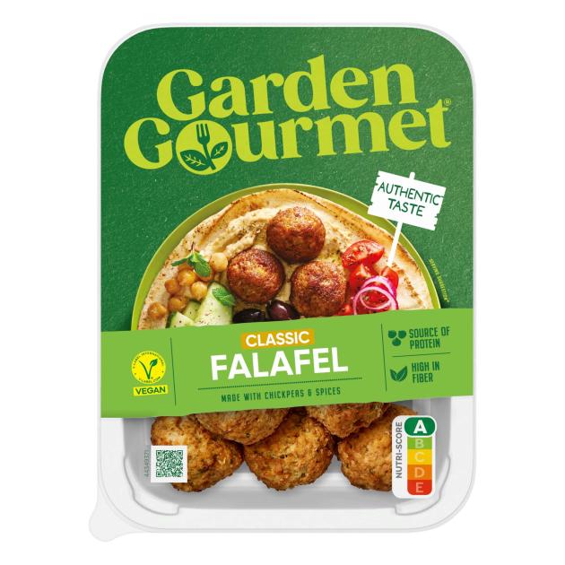 embalagem de falafel garden gourmet 