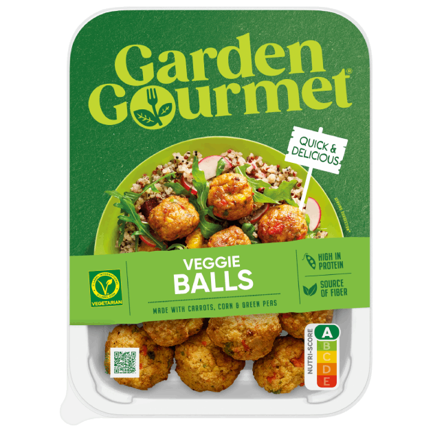 Almôndegas Vegan de cenoura e milho