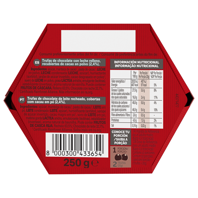 Trufas Nestlé Caja Roja 250g