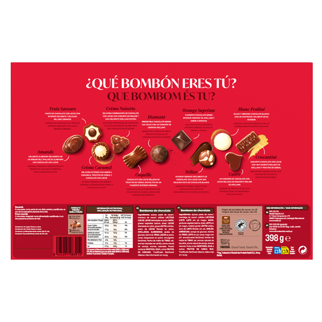 Bombons Nestlé® Caja Roja® 398g