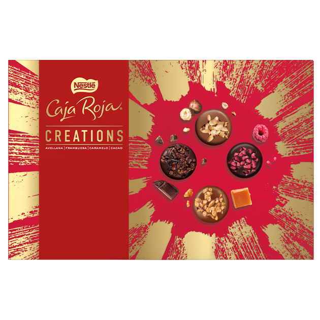 BOMBONS NESTLÉ CAJA ROJA CREATIONS Sortido 398G