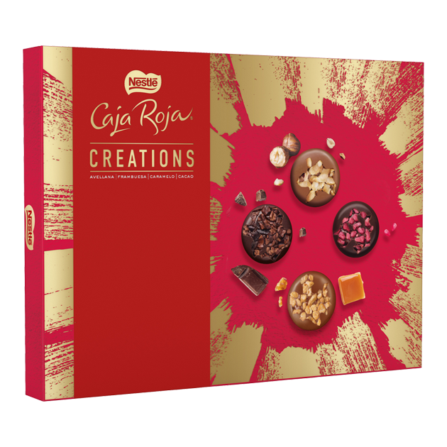 BOMBONS NESTLÉ CAJA ROJA CREATIONS Sortido 186G