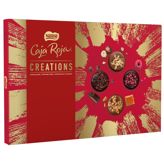 BOMBONS NESTLÉ CAJA ROJA CREATIONS Sortido 398G