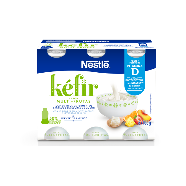 Nestlé Mini Kefir Multifrutos 6x100g
