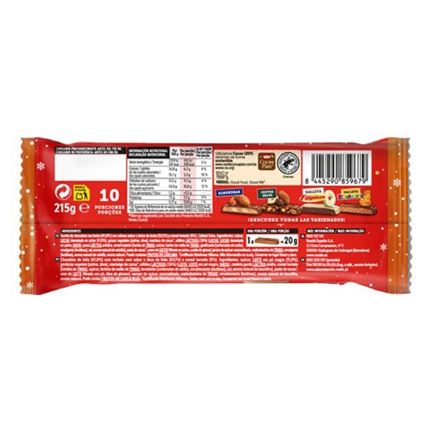 NESTLÉ EXTRAFINO Turron Dulche Leche 215 g