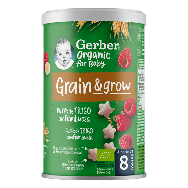 GERBER Organic Puffs Framboesa