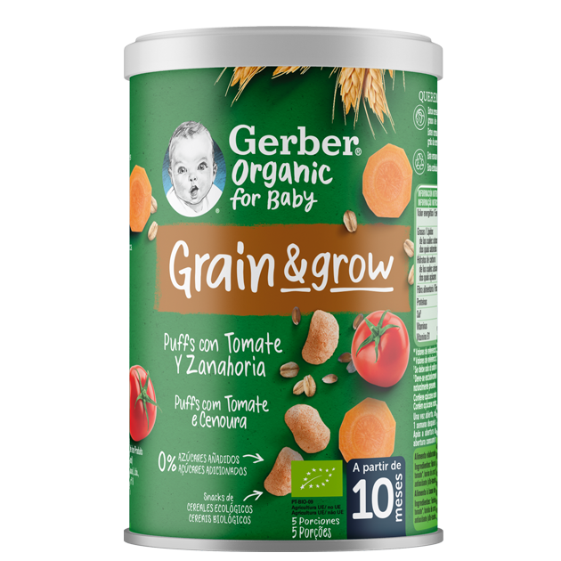 GERBER Organic Puffs Cenoura