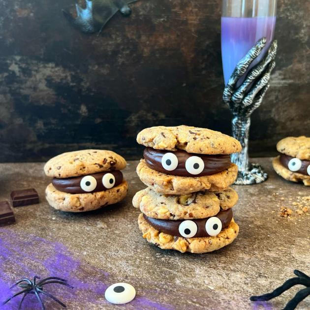 Bolachas de Chocolate assustadoras 