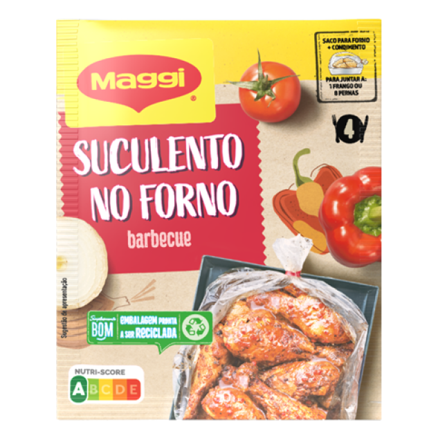 Maggi Suculento no Forno Frango com Molho Barbecue