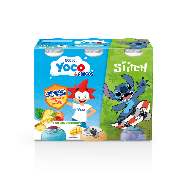 Yoco Líquido Frutas Variadas 6X90g