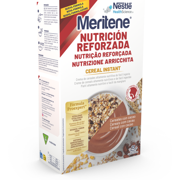 Meritene Nutrição Reforçada cereais com cacau