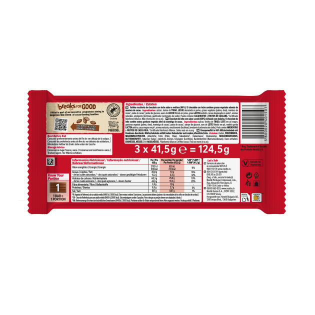 KitKat Hazelnut Multipack back
