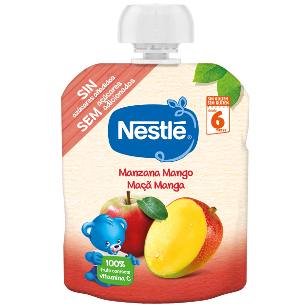 saqueta nestlé maçã e manga