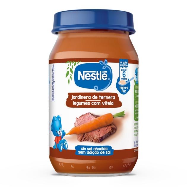 nestlé as minhas primeiras receitas com legumes com vitela