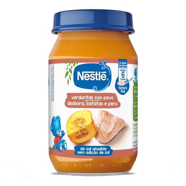 nestlé as minhas primeiras receitas com abóbora, batata e peru