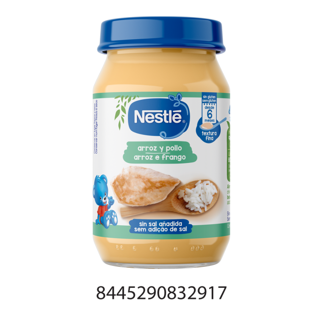 NESTLE Refeição Arroz com Frango para bebé 190g