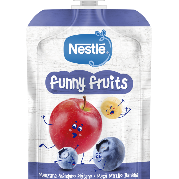 Saqueta de Fruta NESTLÉ Funny Fruits 110g