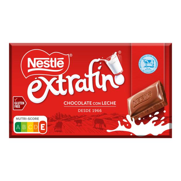 tablete de chocolate nestlé extrafino