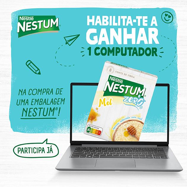 HABILITA-TE A GANHAR 1 DOS 10 COMPUTADORES PORTÁTEIS COM NESTUM NESTE REGRESSO ÀS AULAS!