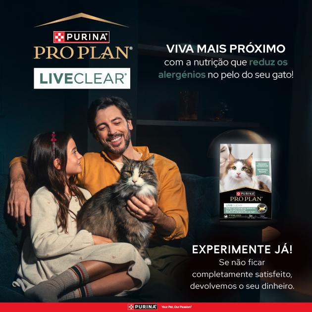 SATISFEITO OU REEMBOLSADO PRO PLAN LIVECLEAR