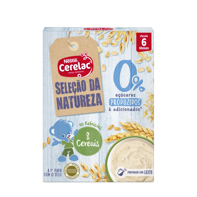 CERELAC Seleção da Natureza 0% Açúcares Multicereais 