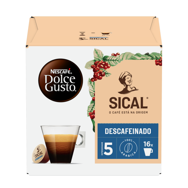 NESCAFÉ® Dolce Gusto® SICAL® Descafeinado.
