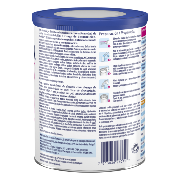 embalagem de modulen ibd