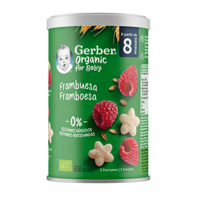 GERBER Organic Puffs Framboesa