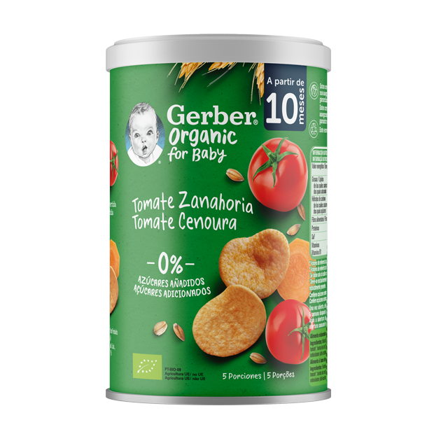 GERBER Organic Puffs Cenoura
