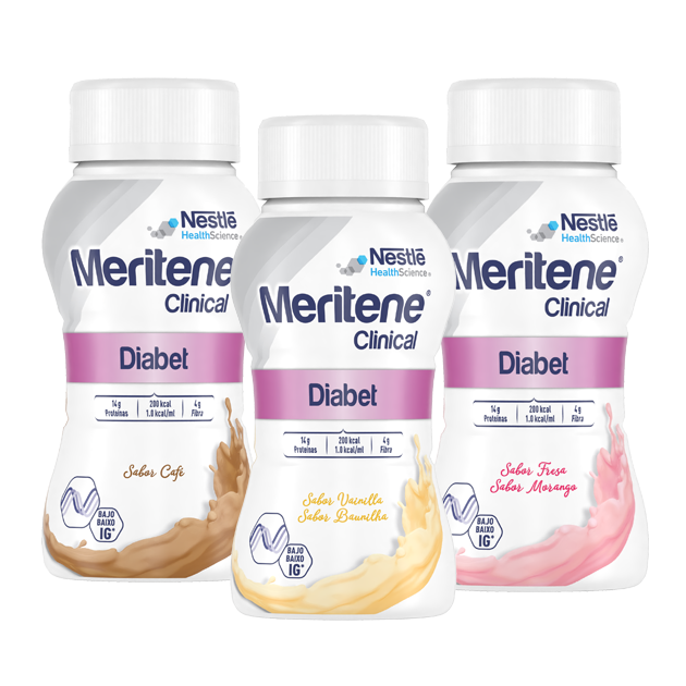 três embalagens de resource diabet